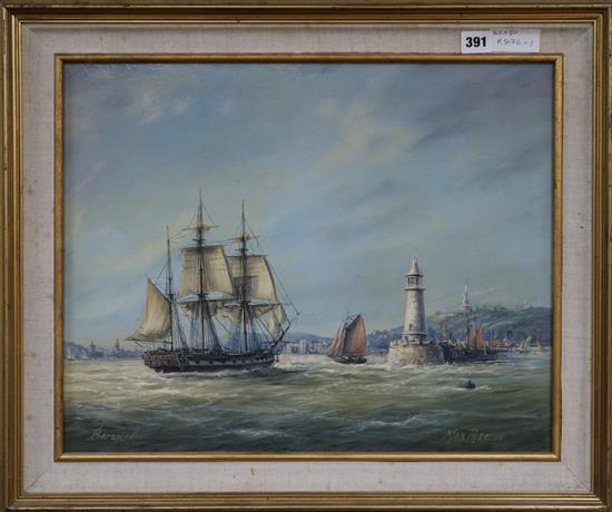Max Parsons, oil on board, Berwick, 40 x 50cm